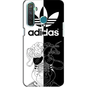 Чехол в стиле "Адидас" для Реалми 5 Про (Adidas шнурки)
