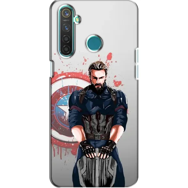Чехол с рисунком «Арт капитан» для Realme 5 Pro