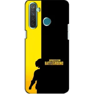 Чохол (TPU) з картинкою "Лого Пабг" на Реалмі 5 Про (Battlegrounds)