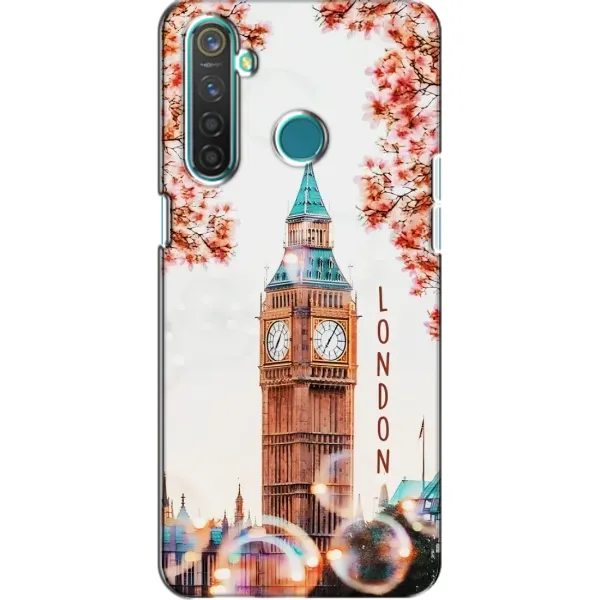 Чехол с рисунком «Часы Лондон» для Realme 5 Pro