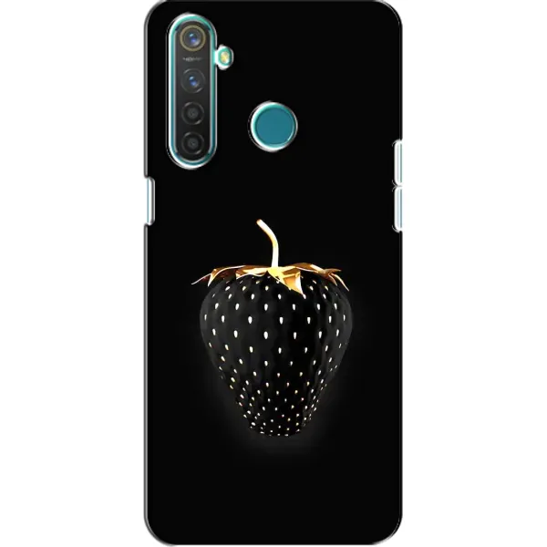Чехол с рисунком «Чёрная клубника» для Realme 5 Pro Чехол с рисунком «Чёрная клубника» для Realme 5 Pro