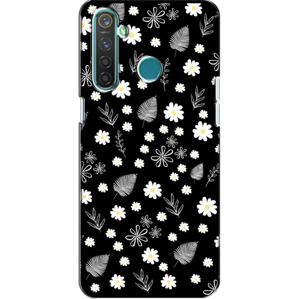 Чехол с рисунком «цветение на чорном» для Realme 5 Pro Чехол с рисунком «цветение на чорном» для Realme 5 Pro