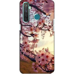 Чохол з картинкою Сакури на Realme 5 Pro (Квітуча сакура)
