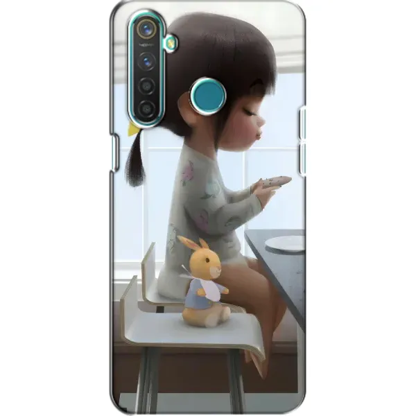 Чехол с рисунком «Девочка с игрушкой» для Realme 5 Pro Чехол с рисунком «Девочка с игрушкой» для Realme 5 Pro