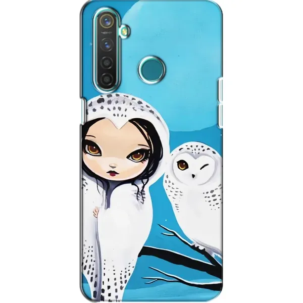 Чехол с рисунком «Девочка Сова» для Realme 5 Pro Чехол с рисунком «Девочка Сова» для Realme 5 Pro