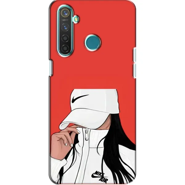 Чехол с рисунком «Девушка Nike» для Realme 5 Pro