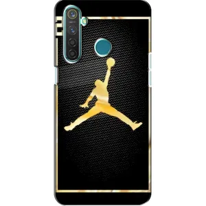 Силиконовый Чехол Nike Air Jordan на Реалми 5 Про (Джордан 23)