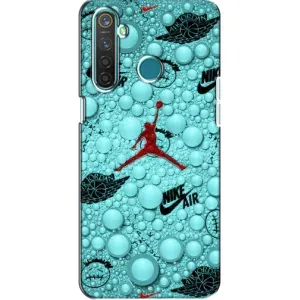 Силиконовый Чехол Nike Air Jordan на Реалми 5 Про (Джордан Найк)