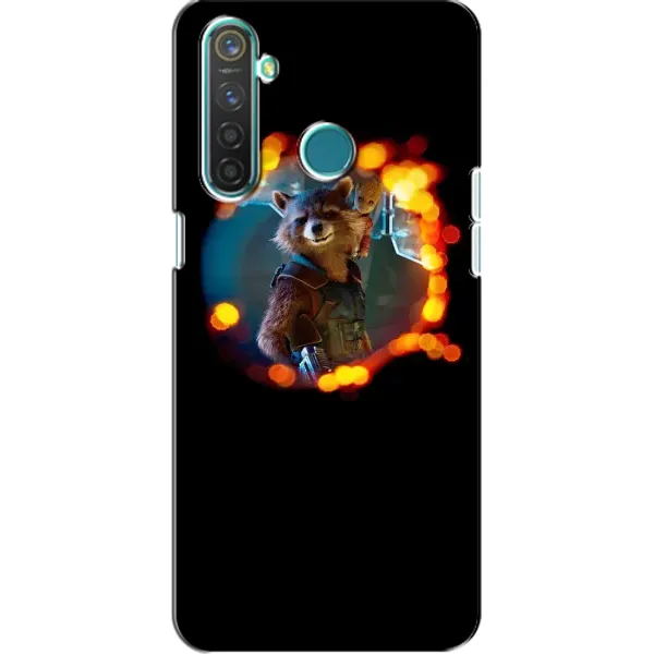 Чехол с рисунком «Енот Ракета» для Realme 5 Pro