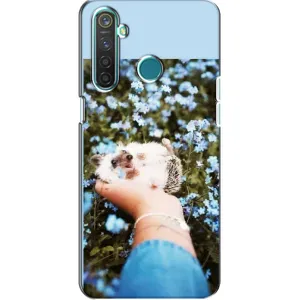 Чохли з зображенням різних тварин на Realme 5 Pro (Їжачок в руці)