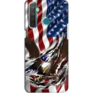 Чехол Флаг USA для Realme 5 Pro (Флаг USA)