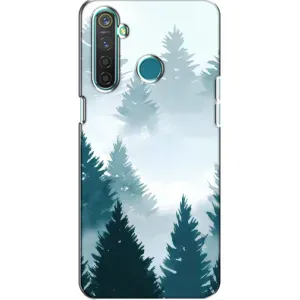 Летний Чехол на Realme 5 Pro (Горный лес)