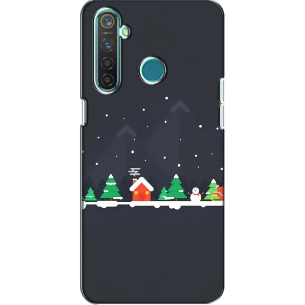 Чехол с рисунком «Город зимний» для Realme 5 Pro Чехол с рисунком «Город зимний» для Realme 5 Pro