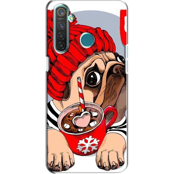 Чехол с рисунком «Грустная собака» для Realme 5 Pro