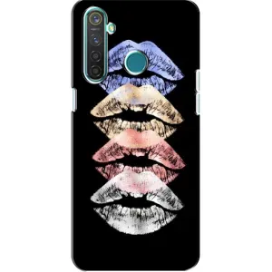 Чохол Стильні дівчата на Realme 5 Pro (Губи)