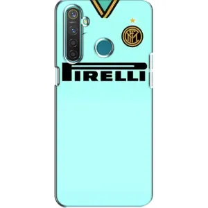 Силиконовые Чехлы принт Футбол на Realme 5 Pro (Inter)