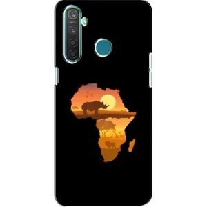 Летний Чехол на Realme 5 Pro (Карта)