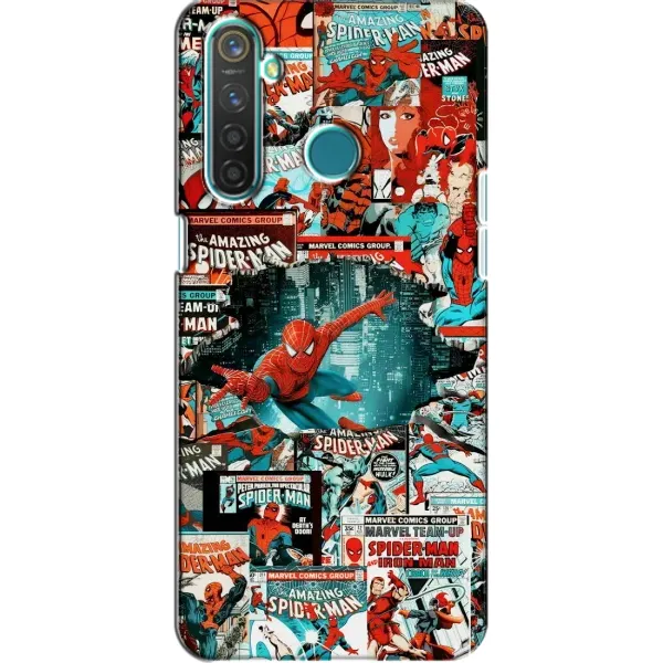 Чехол с рисунком «Комиксы Человек Паук» для Realme 5 Pro Чехол с рисунком «Комиксы Человек Паук» для Realme 5 Pro