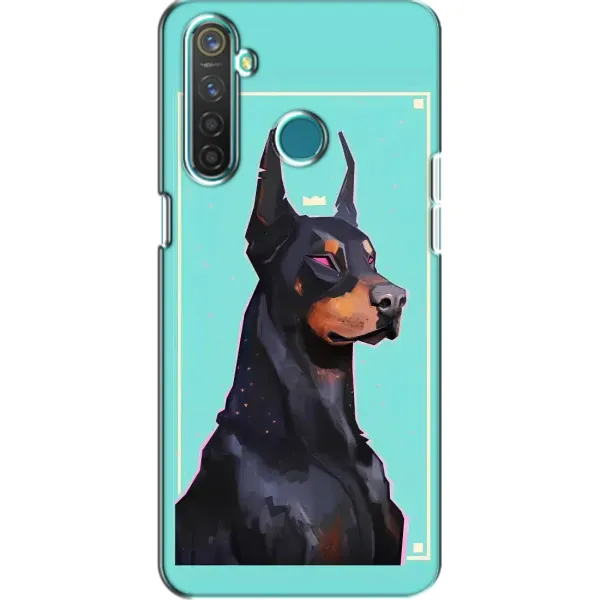 Чохол з малюнком «Король доберман» для Realme 5 Pro Чохол з малюнком «Король доберман» для Realme 5 Pro
