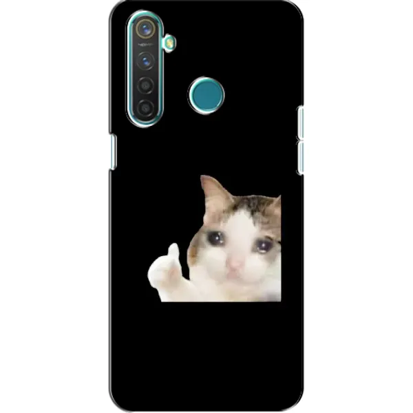 Чехол с рисунком «Кот в слезах» для Realme 5 Pro Чехол с рисунком «Кот в слезах» для Realme 5 Pro