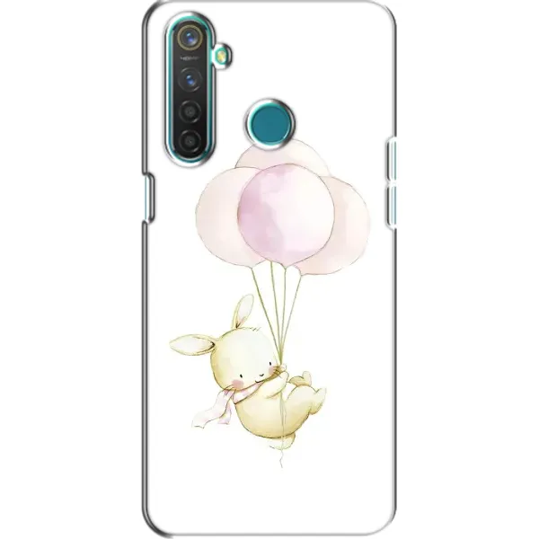 Чехол с рисунком «Кролик и шарики» для Realme 5 Pro Чехол с рисунком «Кролик и шарики» для Realme 5 Pro