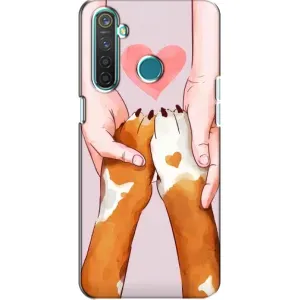 Чохол (ТПУ) Милі песики для Realme 5 Pro (Любов до собак)