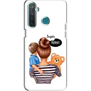 Чохли для МАМИ на Realme 5 Pro (Мама і син)