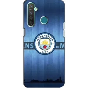 Силиконовые Чехлы принт Футбол на Realme 5 Pro (ManCity)