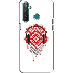 Силіконовый Чохол на Realme 5 Pro з картинкой Вишиванки (Модна вишиванка)