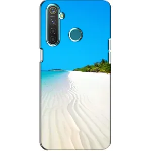 Летний Чехол на Realme 5 Pro (Море песок)