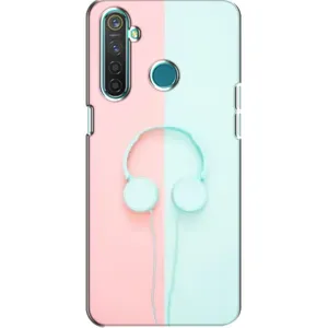 Дівчачий Чохол для Realme 5 Pro (Навушники)