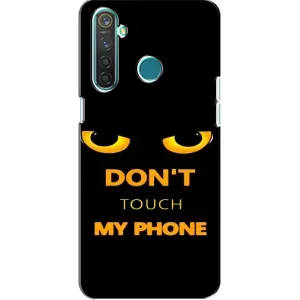 Чохол з Прикольним Принтом на Realme 5 Pro (Не чіпай мій телефон)