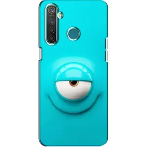 Силиконовые Чехлы (смешные стикеры) для Realme 5 Pro (Одноглазик)