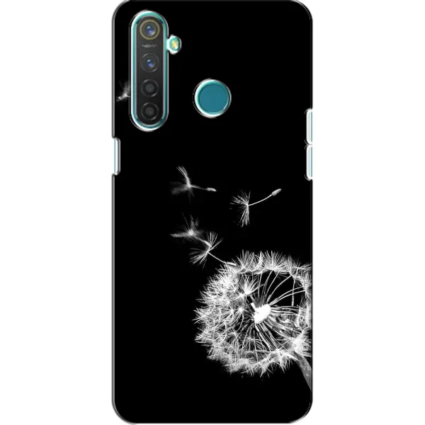 Чехол с рисунком «Одуванчик на чёрном» для Realme 5 Pro Чехол с рисунком «Одуванчик на чёрном» для Realme 5 Pro
