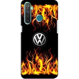 Чехол "Фольксваген" для Realme 5 Pro (Огненный Лого)