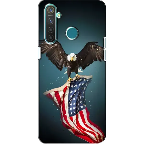 Чехол с рисунком «Орел и флаг» для Realme 5 Pro