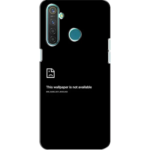 Чехол с рисунком «Ошибка» для Realme 5 Pro Чехол с рисунком «Ошибка» для Realme 5 Pro
