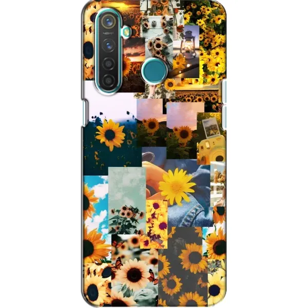 Чехол с рисунком «Подсолнуховый дизайн» для Realme 5 Pro Чехол с рисунком «Подсолнуховый дизайн» для Realme 5 Pro