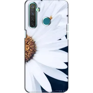 Чохол з ромашками на Realme 5 Pro (Пів ромашки)