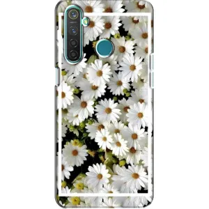 Чохол з ромашками на Realme 5 Pro (Рамка в ромашках)