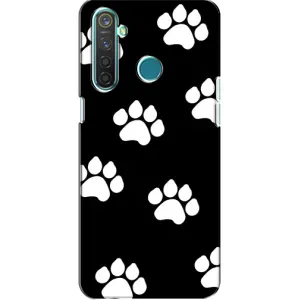 Бампер для Realme 5 Pro з картинкою "Песики" (Сліди собак)
