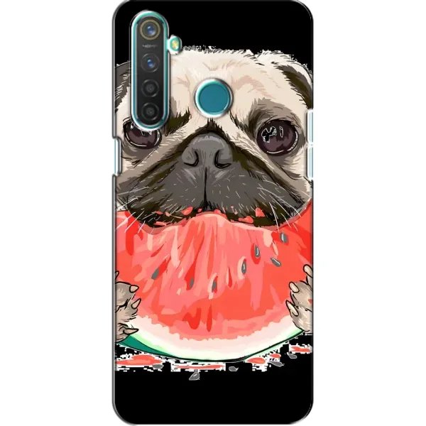 Чохол з малюнком «Смішний Мопс» для Realme 5 Pro Чохол з малюнком «Смішний Мопс» для Realme 5 Pro