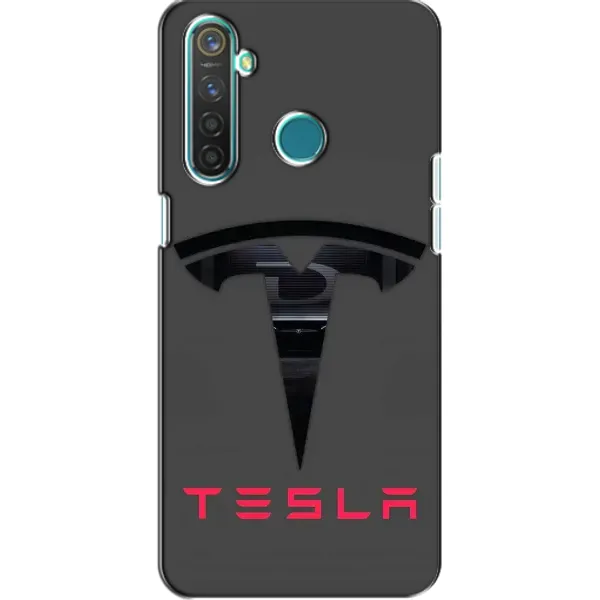 Чехол с рисунком «Logo TESLA» для Realme 5 Pro Чехол с рисунком «Logo TESLA» для Realme 5 Pro