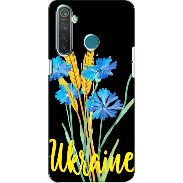 Чехол с рисунком «Ukraine в цветочках» для Realme 5 Pro Чехол с рисунком «Ukraine в цветочках» для Realme 5 Pro