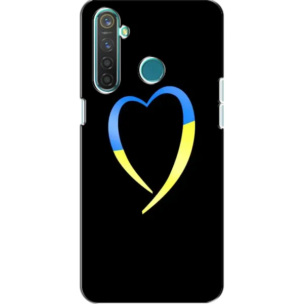 Чохол з малюнком «Українське серце» для Realme 5 Pro