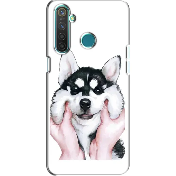 Чехол с рисунком «Собака Хаски» для Realme 5 Pro