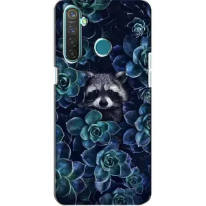 Силіконовий Чохол з Энотами на Realme 5 Pro (В квітах)