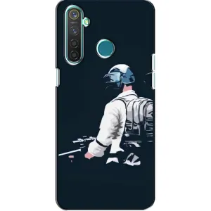 Чохол з картинкою "Герой Pubg" на Realme 5 Pro (В екіперівці)