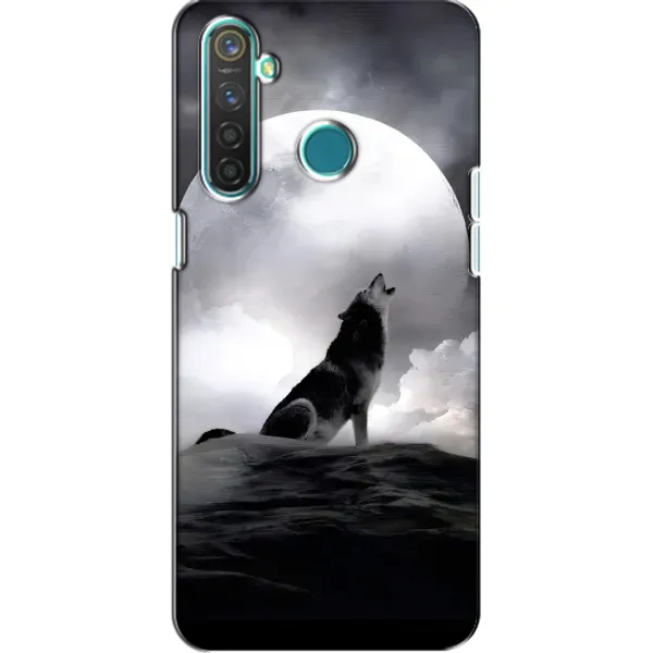 Чехол с рисунком «Волк и луна» для Realme 5 Pro Чехол с рисунком «Волк и луна» для Realme 5 Pro