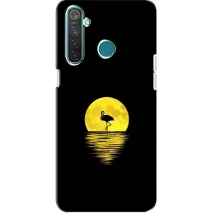 Летний Чехол на Realme 5 Pro (Желтый Закат)